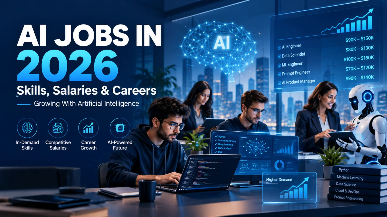 AI Jobs in 2026: Skills, Salaries & Careers Growing With Artificial Intelligence